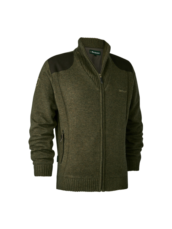 Trøjer & Fleece - Deerhunter - Carlisle Strik Cardigan med stormliner -Cypress 