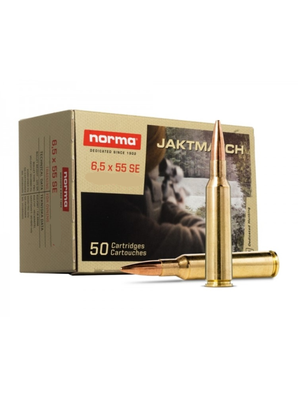 Bukkejagt 2024 - Norma - Jaktmatch FMJ 6,5x55 8g.