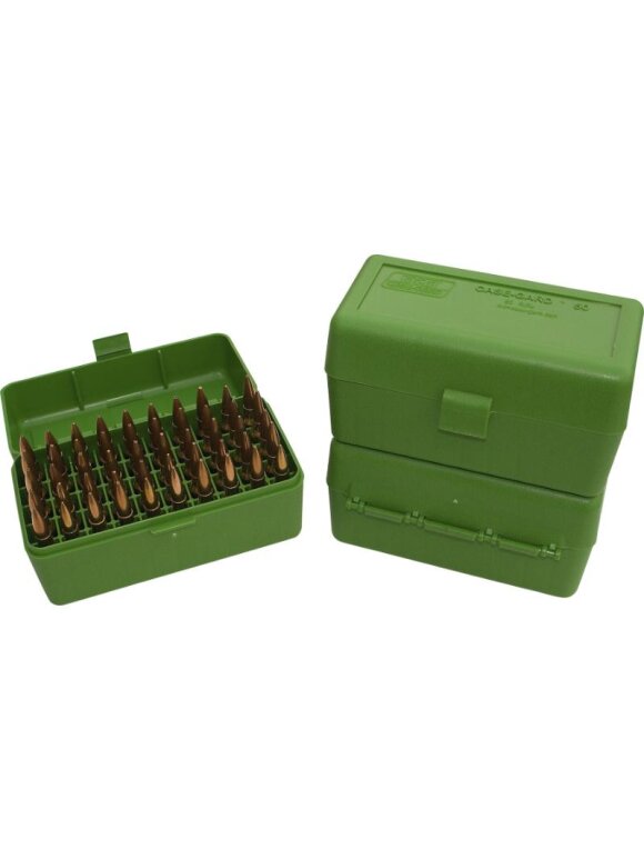 Opbevaring af ammunition -  - MTM Patronbox 30.06-9,3x62