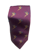 Diverse Beklædning - HOGGS OF FOFE - WOVEN TEI PHEASANTS 100% SILK